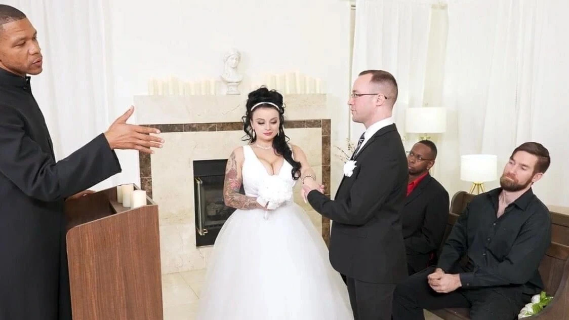 Payton Preslee’s Wedding Turns Rough Interracial Threesome